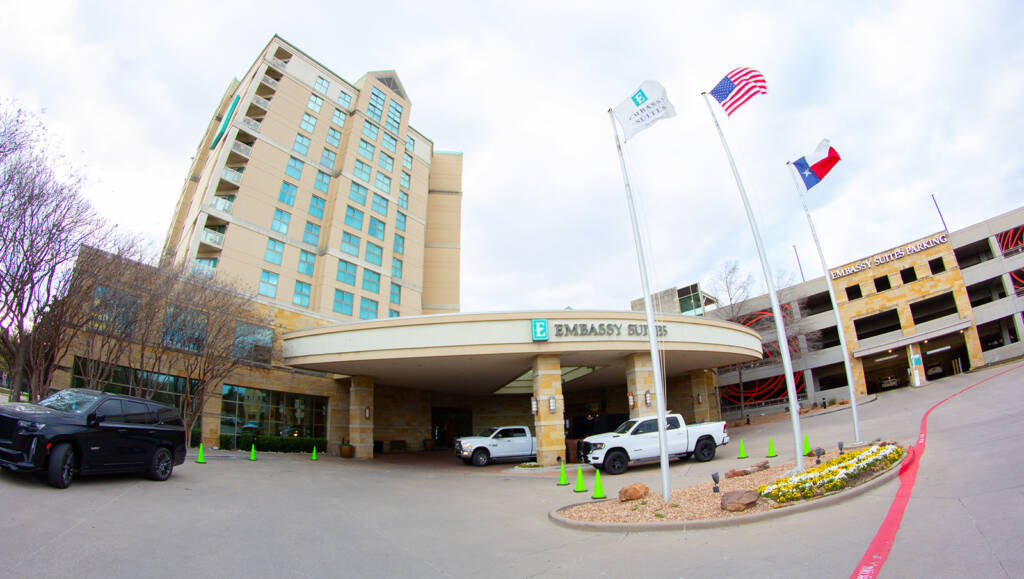 The main show hotel for the Texas Pinball Festival